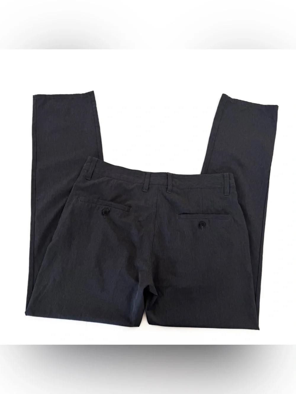 Travis Mathew Pants Men 32 x 31 Heather Dark Gray Stretch Chino Golf Performance